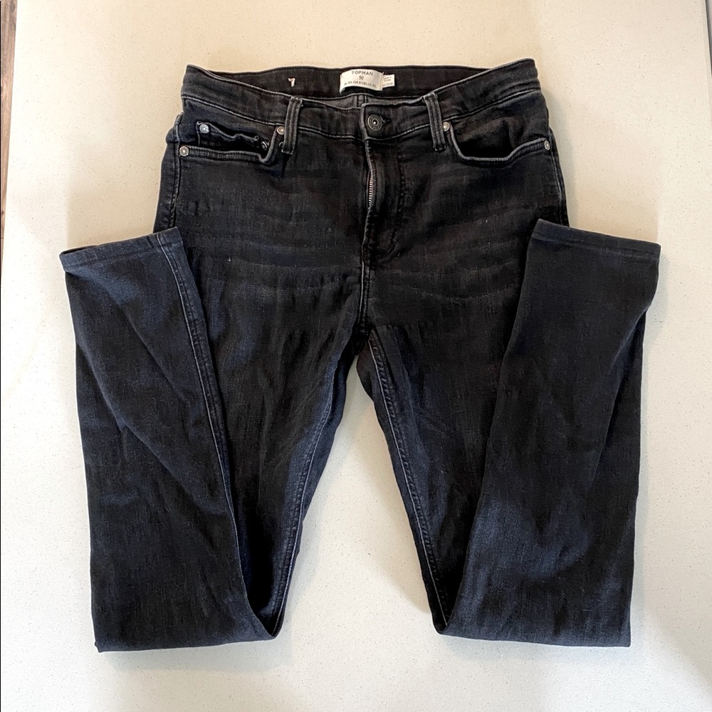Top Man Black Skinny Jeans